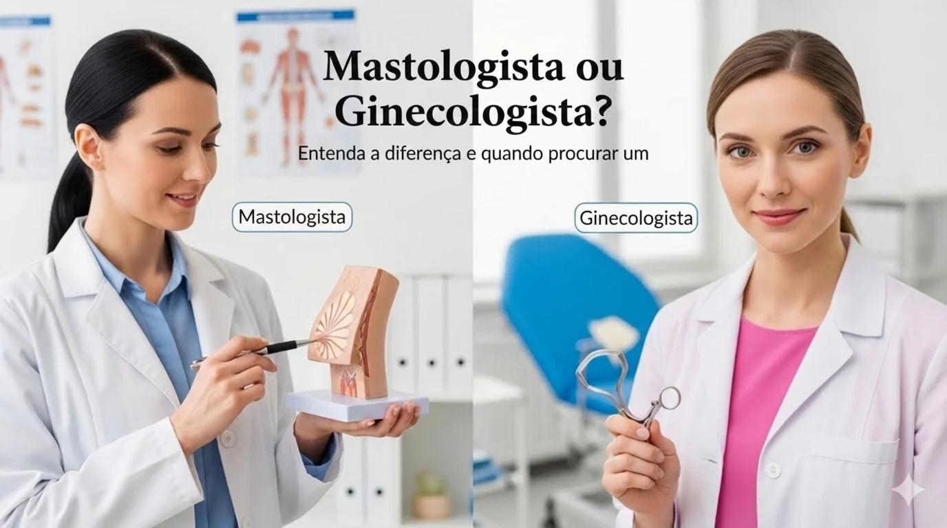Mastologista ou Ginecologista, quando procurar cada um ?